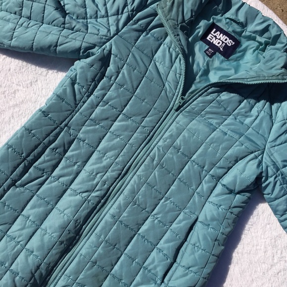 lands end packable down coat